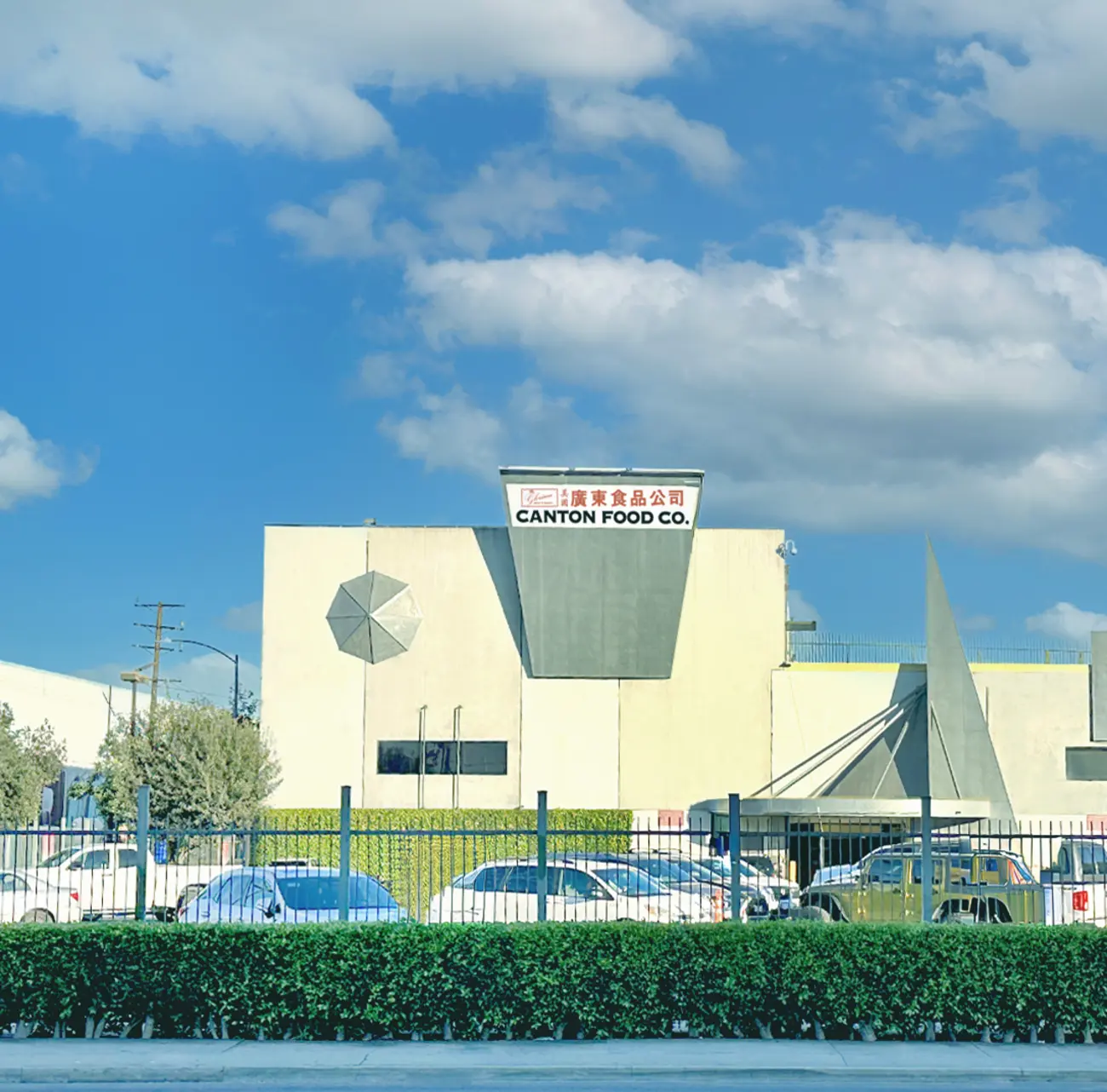 The Canton Food Co. warehouse on South Alameda Street in downtown Los Angeles
